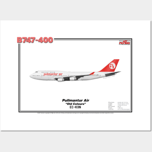 Boeing B747-400 - Pullmantur Air "Old Colours" (Art Print) Posters and Art